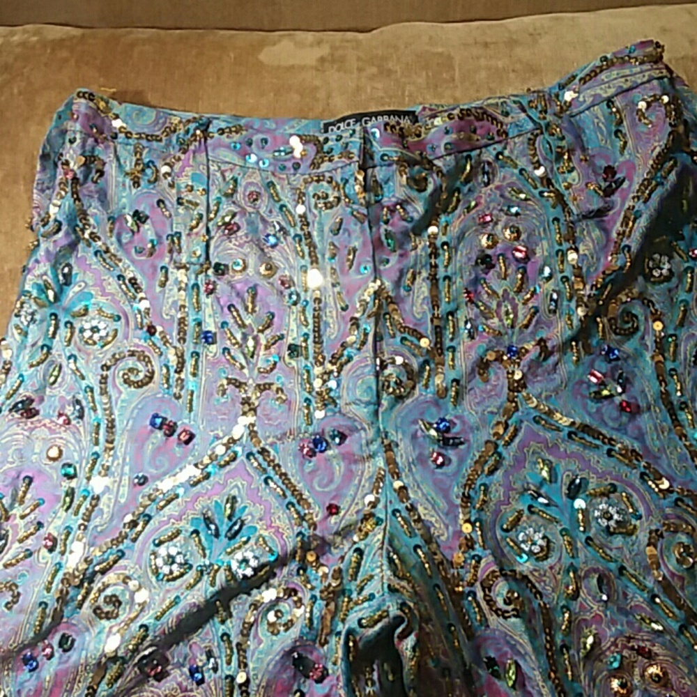 Dolce & Gabbana Jeweled Evening Pants